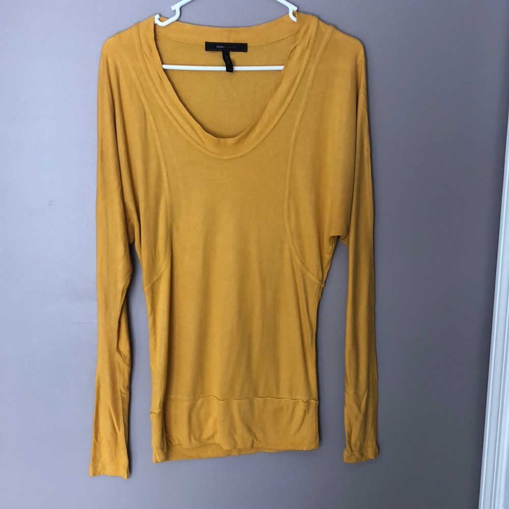 BCBG Maxazaria long sleeve tunic